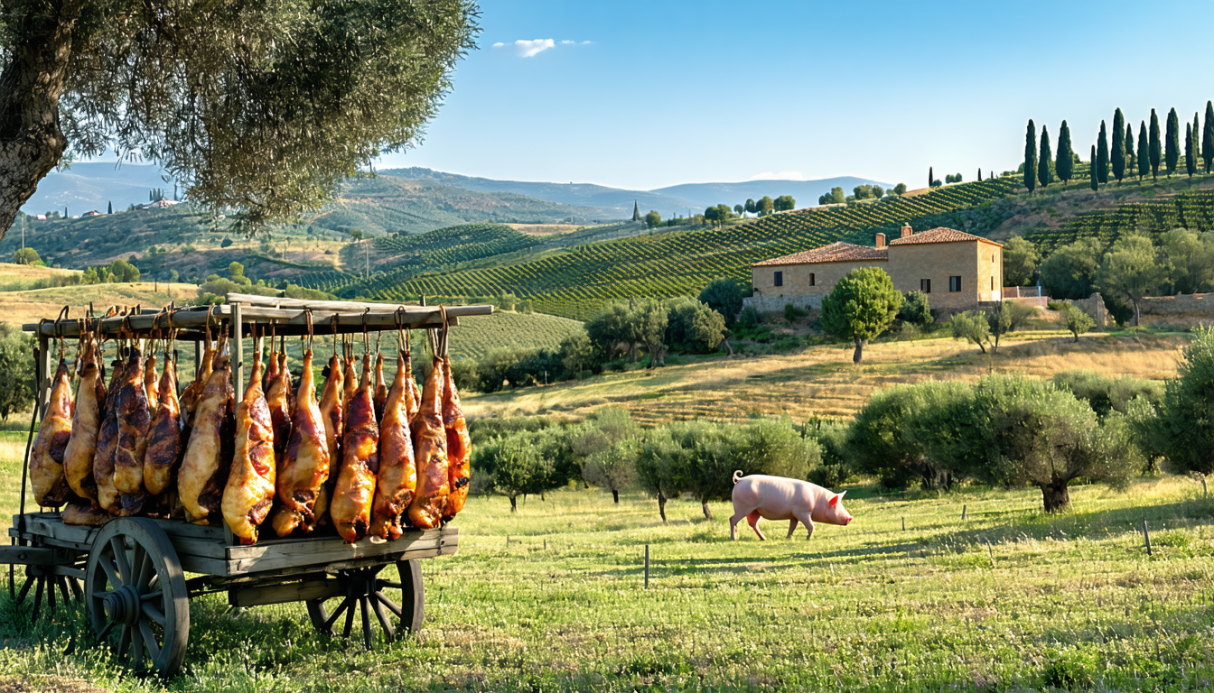partez à la découverte des routes du jambon ibérique et explorez les secrets de ce mets d’exception. tradition, terroirs et dégustations vous attendent au fil de cet itinéraire gourmand en espagne.