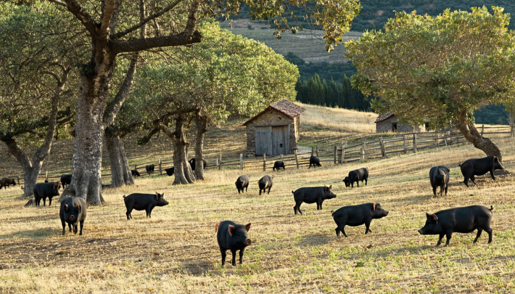 partez à la découverte des routes du jambon ibérique et explorez les terroirs, traditions et saveurs uniques de cette spécialité espagnole emblématique. voyage culinaire et culture garanti !