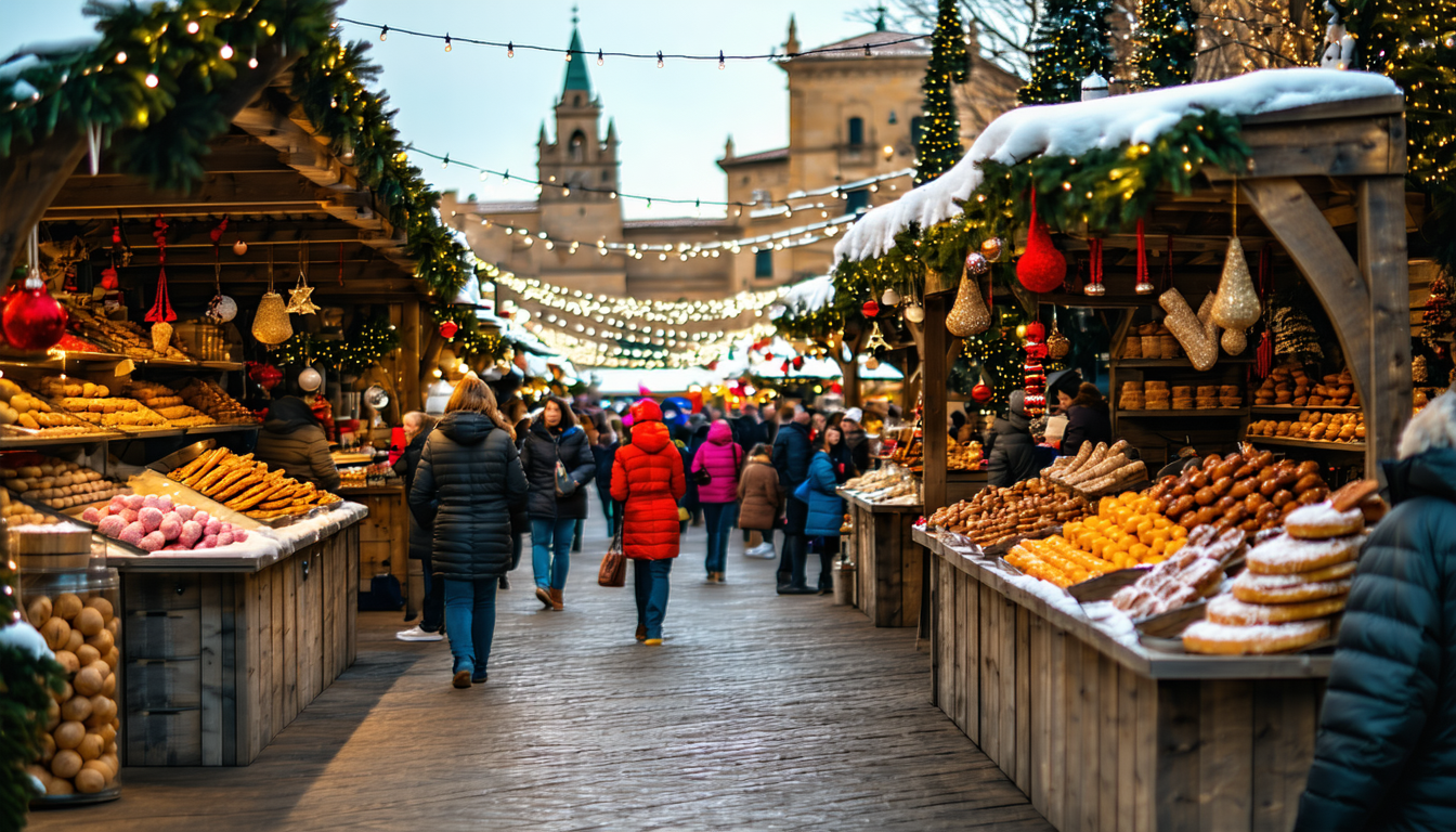 découvrez la magie des marchés de noël espagnols : ambiance festive, artisanat local et spécialités gourmandes traditionnelles à savourer lors des fêtes de fin d'année.
