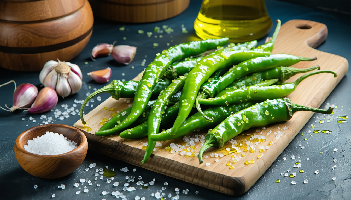 découvrez comment préparer facilement les fameux pimientos de padrón, une délicieuse spécialité espagnole à base de petits poivrons verts sautés à l’huile d’olive et saupoudrés de fleur de sel. idéal à l’apéritif ou en tapas.
