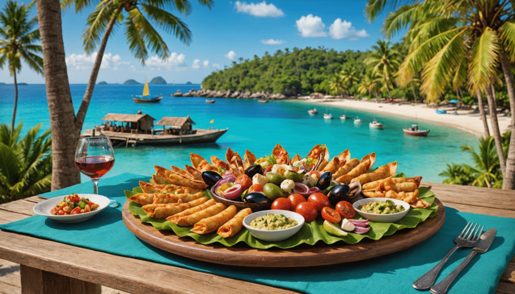 découvrez une expérience culinaire unique face à la mer avec des tapas raffinés et une fusion tropicale, au cœur d'andaman. profitez d'une ambiance relaxante et de saveurs exotiques pour un moment inoubliable.