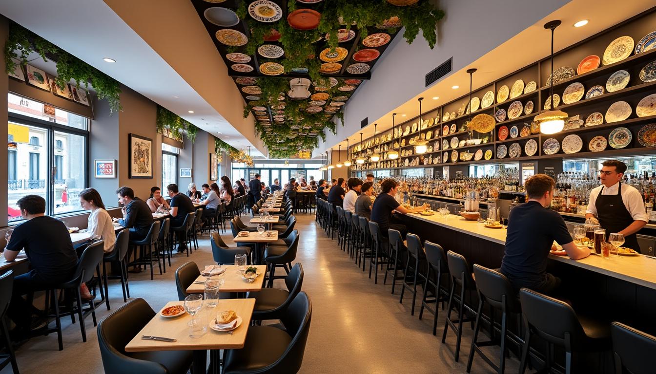 découvrez barcelone, la capitale des tapas modernes, où saveurs innovantes et tradition se rencontrent dans une ambiance conviviale. explorez les meilleurs bars à tapas de la ville et vivez une expérience gastronomique unique en espagne.