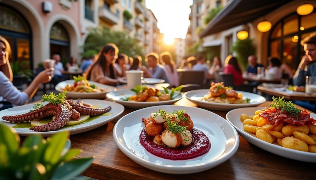 découvrez barcelone, la capitale des tapas modernes, où tradition et créativité se rencontrent pour offrir une expérience culinaire unique dans ses bars et restaurants animés.
