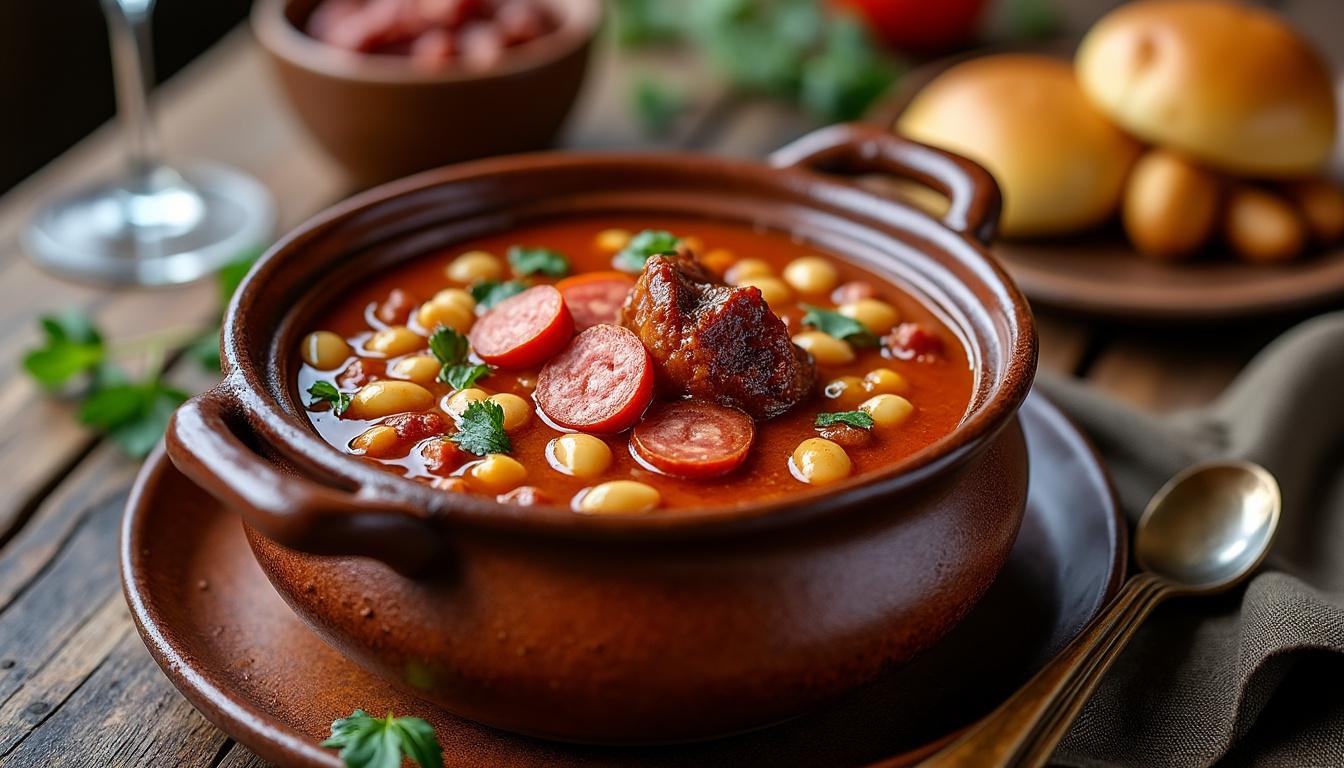 découvrez la fabada asturiana, un plat traditionnel paysan des asturies devenu une star de la cuisine espagnole. histoire, ingrédients et saveurs authentiques à la clé !