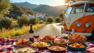partez à la découverte des saveurs andalouses lors d’un road trip gourmand à travers l’andalousie. arpentez villages pittoresques, marchés locaux et dégustez les spécialités régionales pour une expérience culinaire inoubliable.