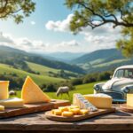 découvrez un road trip gourmand à travers l'espagne en dégustant trois fromages emblématiques : manchego, cabrales et idiazabal. une expérience savoureuse entre tradition et terroir.