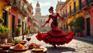 découvrez séville, le berceau du flamenco passionné et de la gastronomie andalouse riche en saveurs, pour une expérience culturelle et culinaire inoubliable.