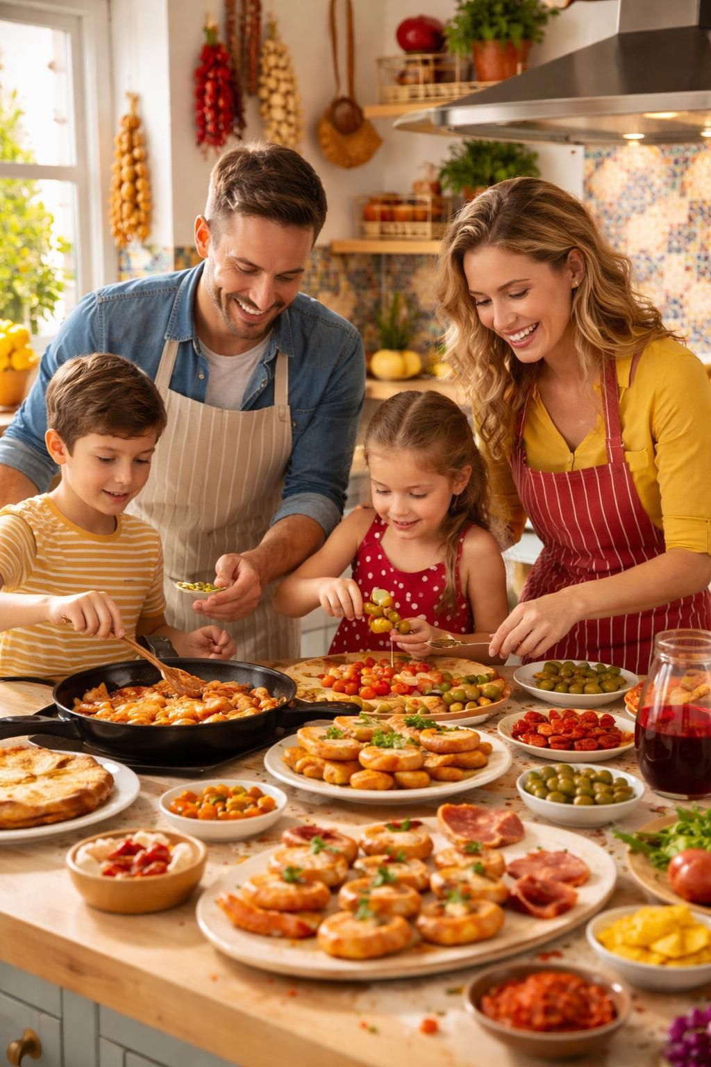 découvrez comment cuisiner des tapas espagnoles avec vos enfants pour éveiller leurs papilles et partager un moment convivial en famille.