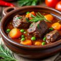 découvrez la recette traditionnelle de la caldereta d’agneau, un plat savoureux et réconfortant de la cuisine espagnole, parfait pour un repas convivial.