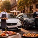 profitez d'un transport haut de gamme pour découvrir la gastronomie espagnole avec nos chauffeurs gourmets, à bord de véhicules seat leon et cupra formentor alliant confort et élégance.